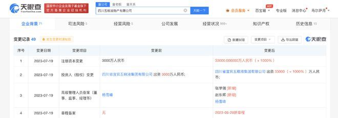 五糧液物產公司增資擴產，薯類銷售業務迎來戰略升級